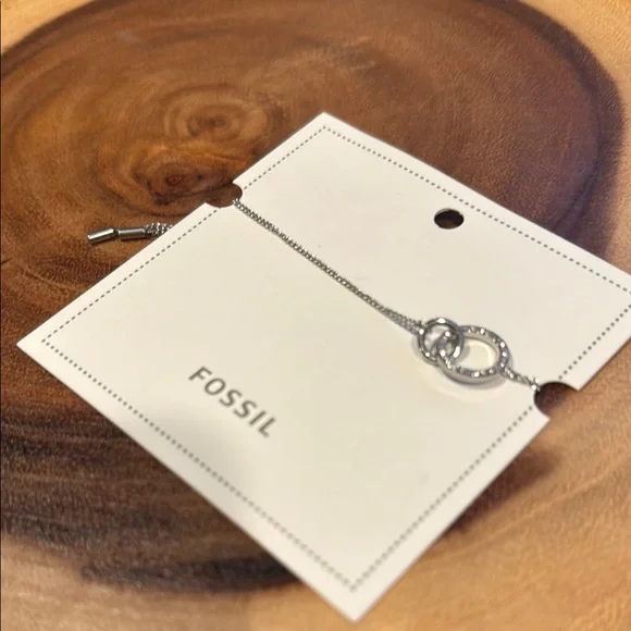 NWT Hazel Icons Silver-Tone Stainless Steel Chain Bracelet - Picture 5 of 6